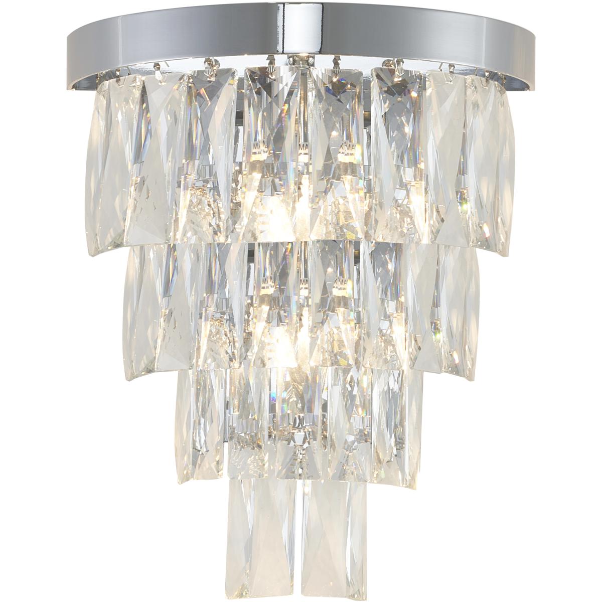 Bethel International OC35W14CH Canada Wall Sconce Wall Light in Chrome